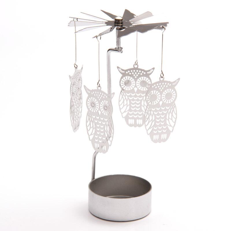An image of the owl tealight spinners