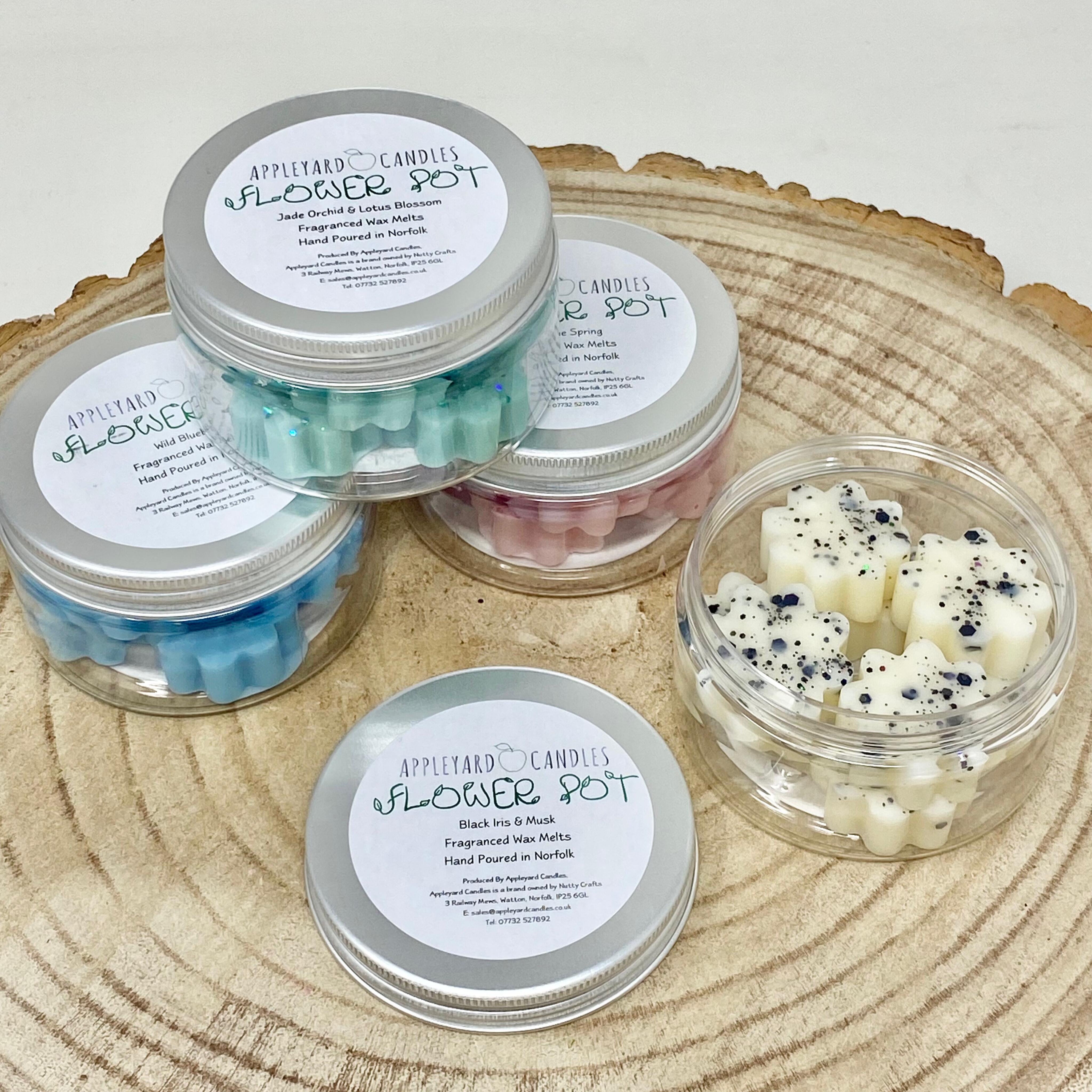 an image of the flower pot wax melts