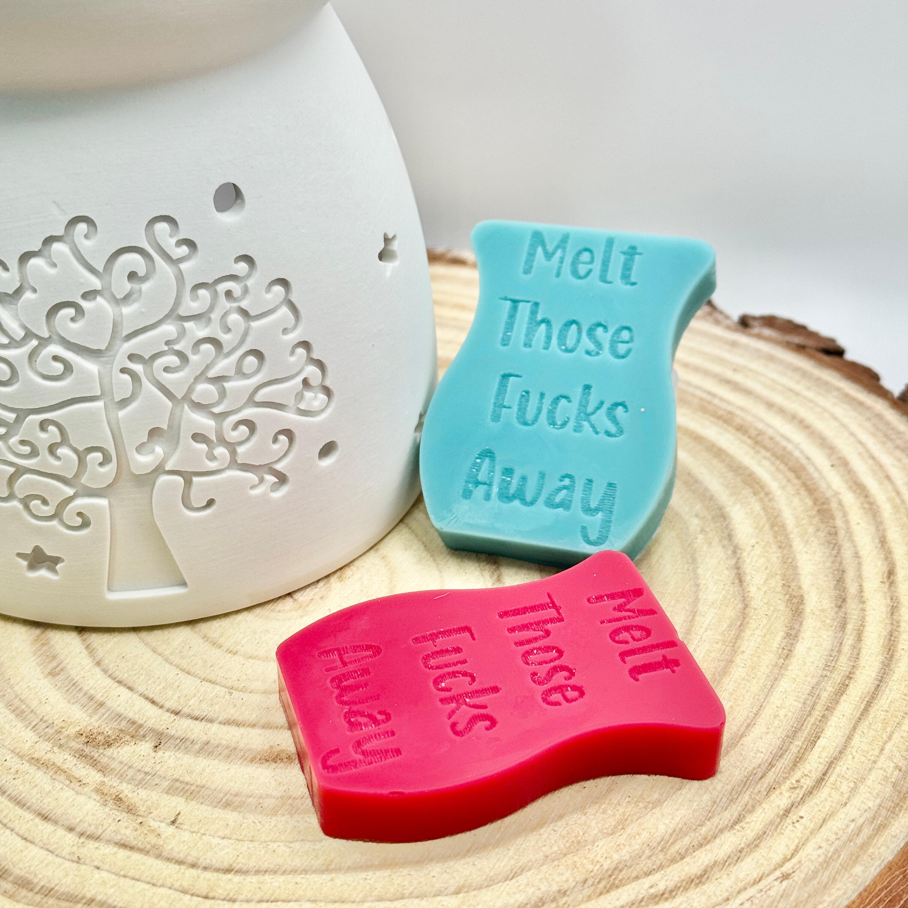 an image of a sweary wax melt snap bar