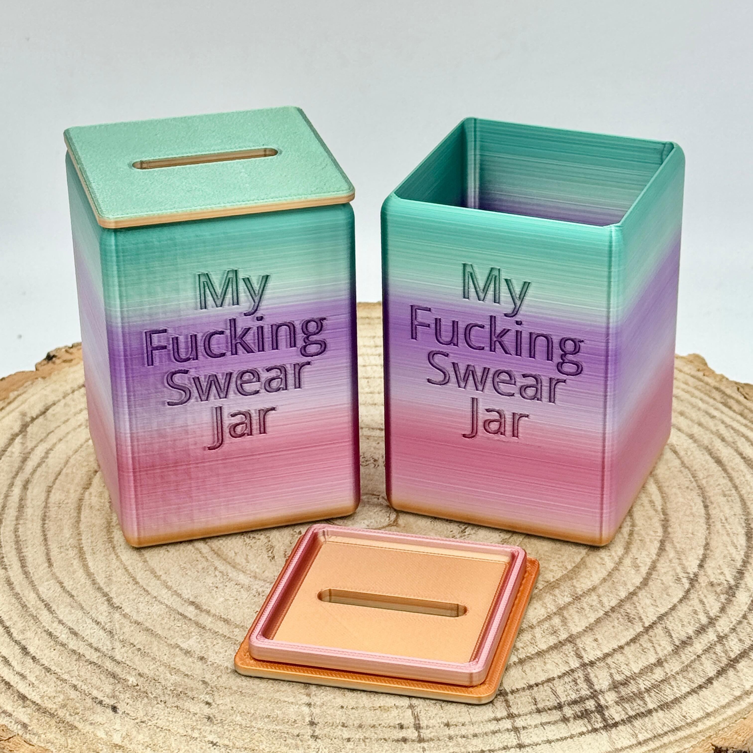 an image of a 3d printed swear jar