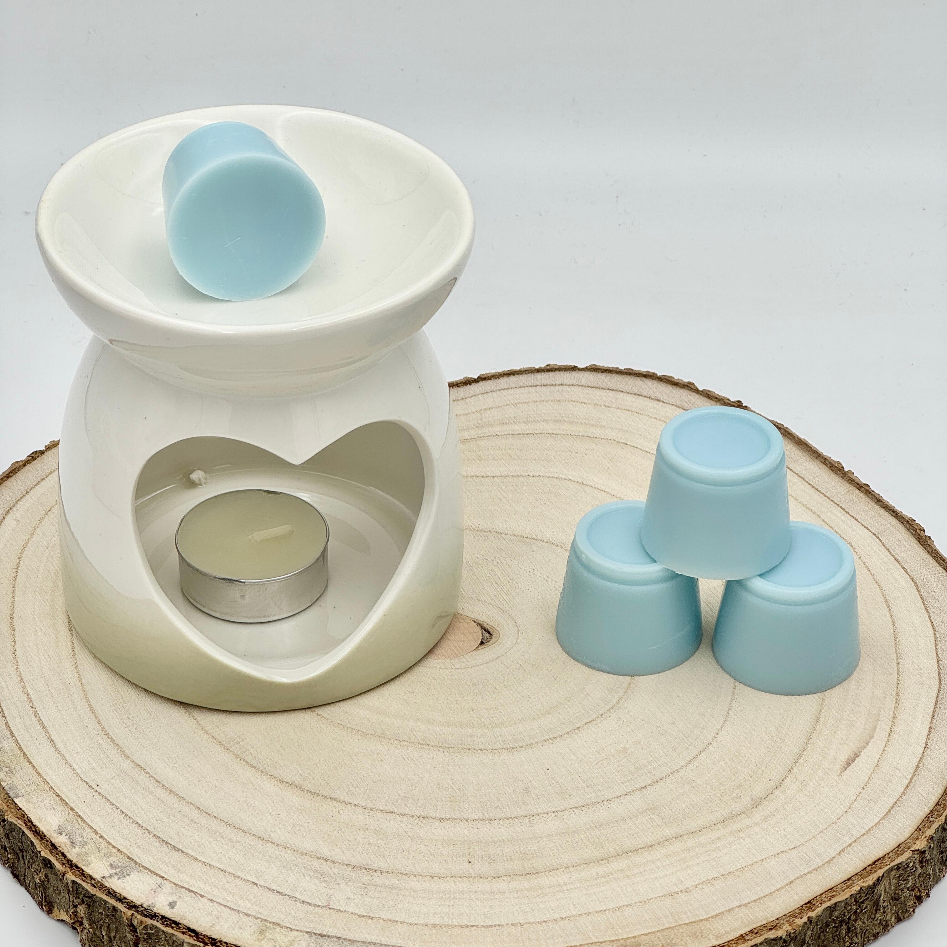 an image of blue hibiscus fragranced wax melts