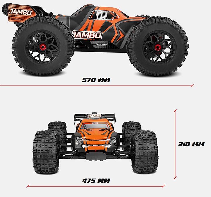 Team Corally Jambo XP 6S Monster Truck 1/8 SWB Brushless RTR