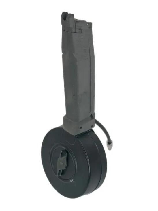 Tapp Airsoft HiCapa Mini HPA Drum Magazine Black