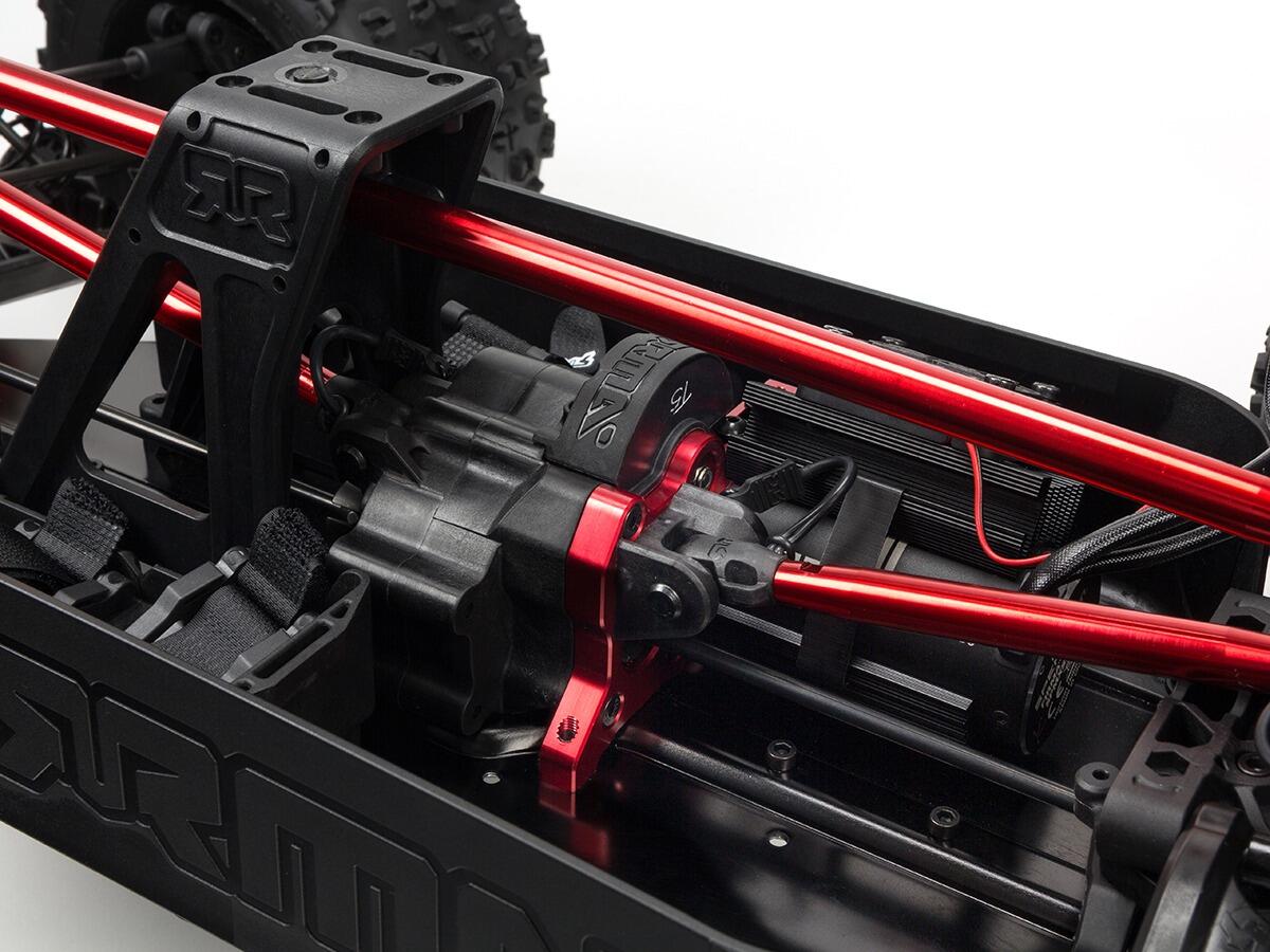 Set Di 4 Ruote In Alluminio 6061-T6 Per Arrma 1/5 Kraton 8S E Outcast 8S, Colore Arancione, Antiusura