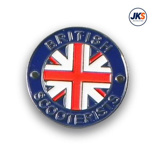 British Scooterists Pin Badge
