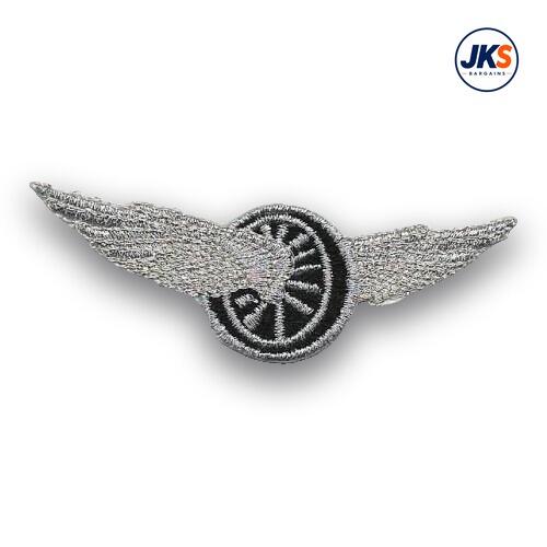 10 x Winged Wheel Iron on Patch