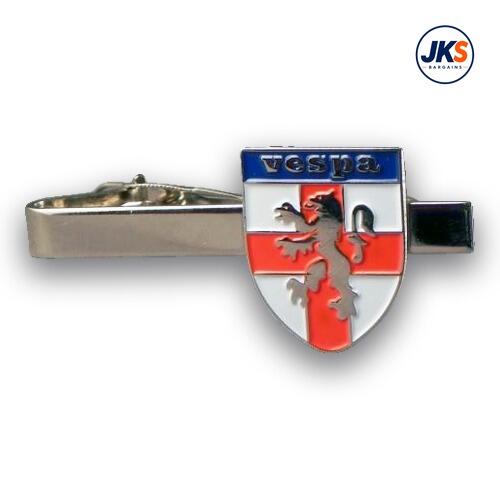 Vespa England Shield Tie Clip