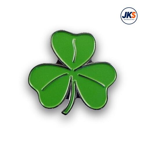 Shamrock Pin Badge