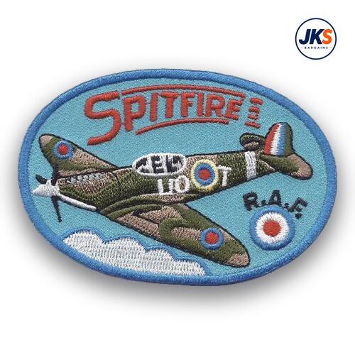 10 x Spitfire Iron on Patch