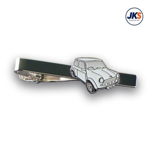 White Mini Tie Clip