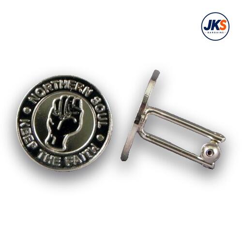 Northern Soul Keep the Faith Cufflinks