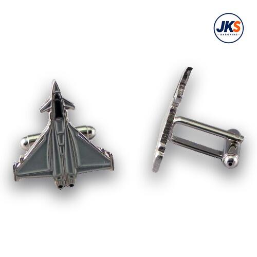 10 Pairs x Eurofighter Typhoon Plane Cufflinks