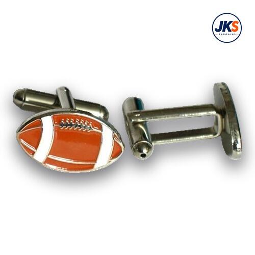 10 Pairs x Rugby Ball Cufflinks
