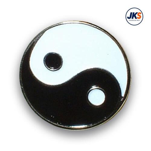 Yin Yang Pin Badge