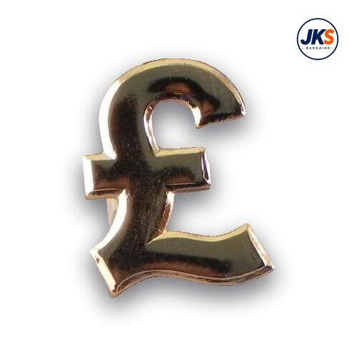 Gold plated -? Sign Pin Badge