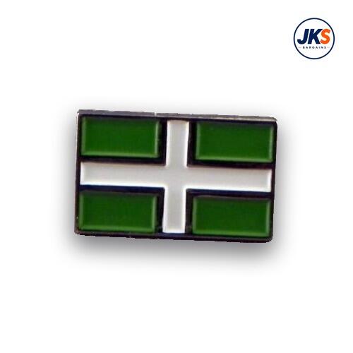 20 x Devon Flag Pin Badges