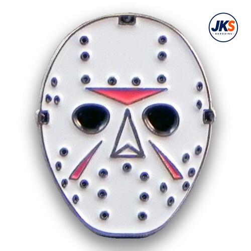 20 x Horror Movie Style Hockey Pin Badges