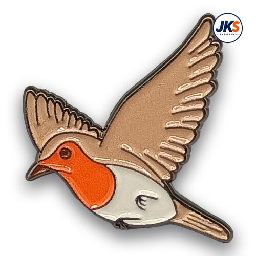 Flying Robin Pin Badge