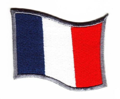 Patch Ricamata Bandiera Bretagna (Breizh) – Stoffa Termoadesiva Ferro Da Stiro 6.9 X 4.8 Cm