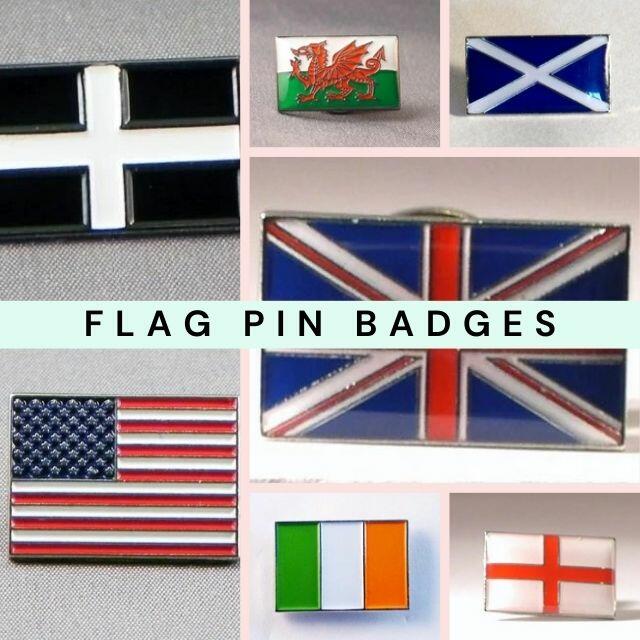Flag Lapel Pin Badges