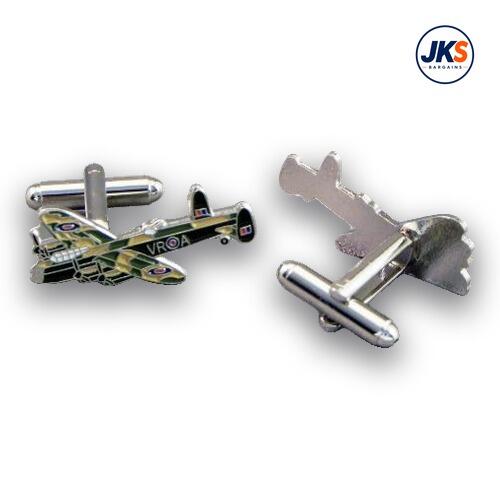 WWII Lancaster Bomber Plane Cufflinks