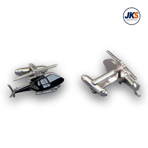 Black Helicopter Cufflinks