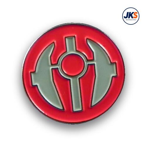 Sith Order Logo (Red + Grey) Pin Badge