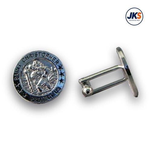 10 Pairs x Saint Christopher Cufflinks