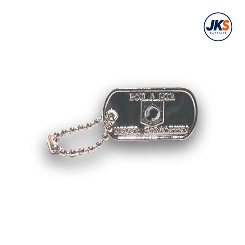 POW MIA Dog Tag Pin Badge