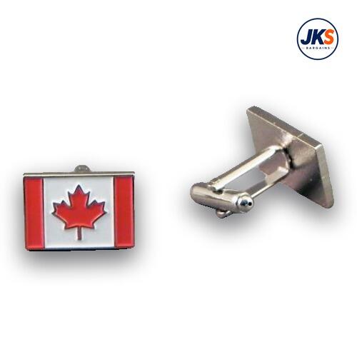 10 Pairs x Canadian Flag - Flag of Canada Cufflinks