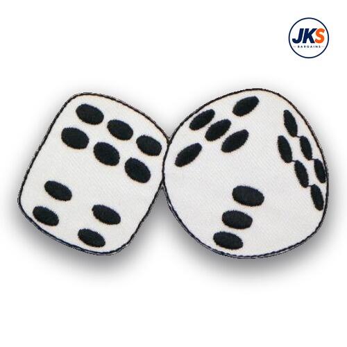 10 x Dice Iron on Patch