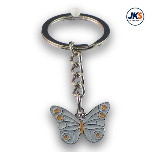 Glow In The Dark Butterfly Keyring