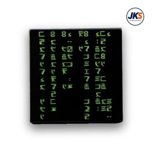 20 x Matrix Code Pin Badges