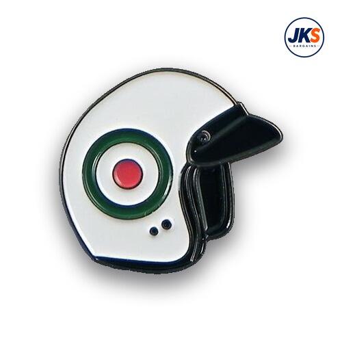 20 x Italian Colour Roundel Helmet Pin Badges