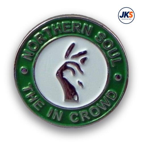 20 x Green NS The In Crowd Pin Badges