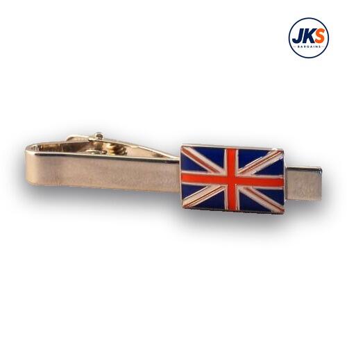 Union Jack Flag Tie Clip