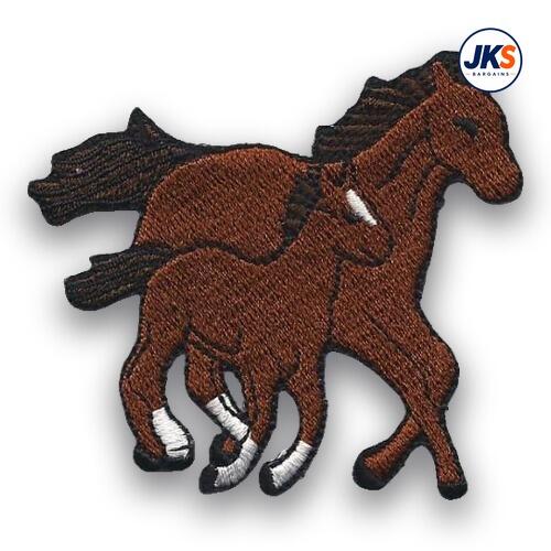 Horse and Foal Iron on Patch