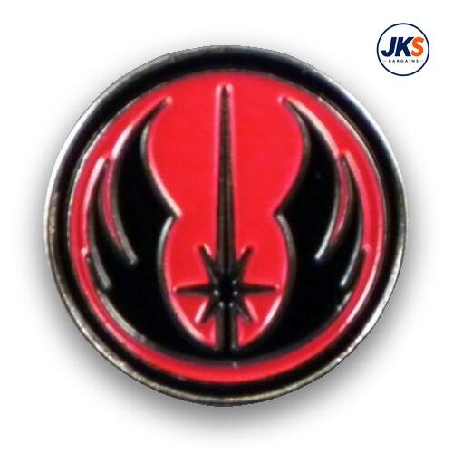 Star Wars Jedi Order Logo (Red + Black) Pin Badge