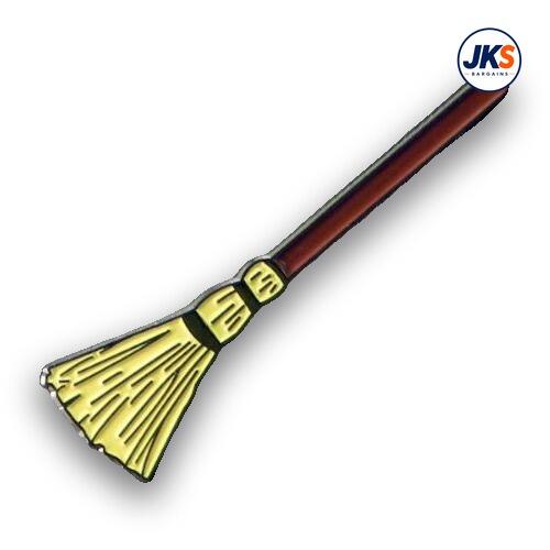 Broom Stick Pin Badge