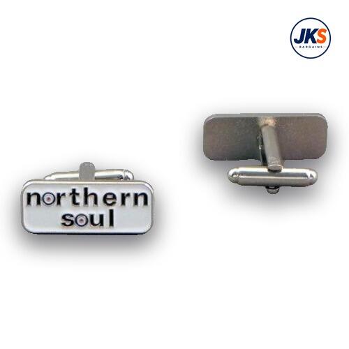 Northern Soul Roundel Bar Cufflinks