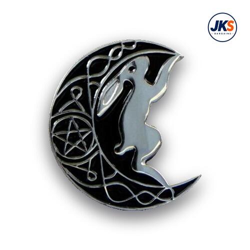 Moon Hare Pin Badge