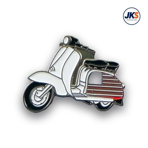 20 x USA Flag Scooter Pin Badges