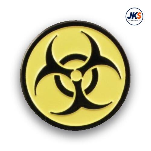 20 x Bio Hazard Pin Badges