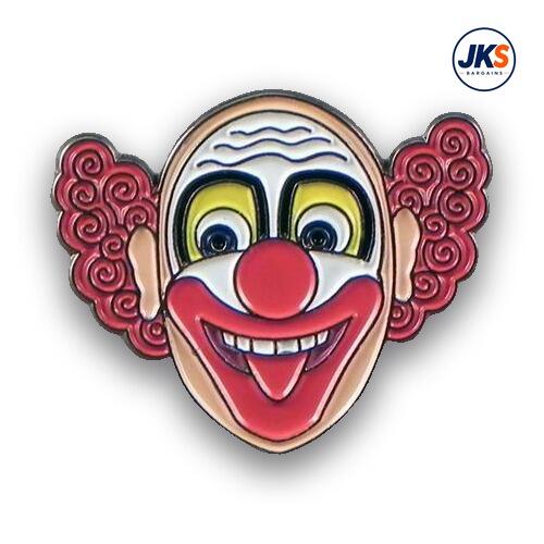 20 x Clown Head Pin Badges
