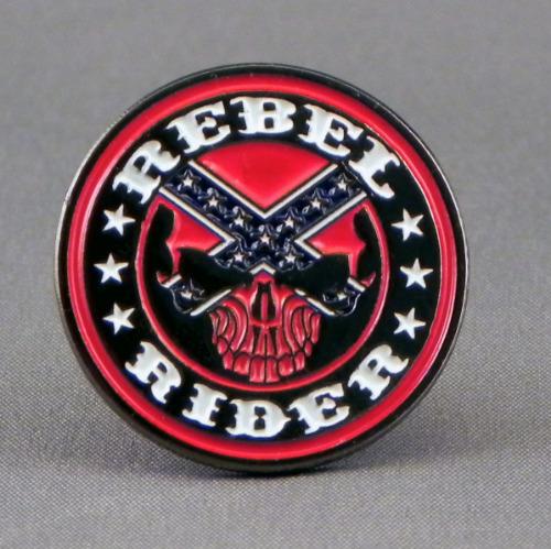 Rebel Rider Pin Badge