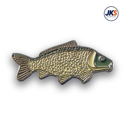 Common Carp Fish Pin Badge