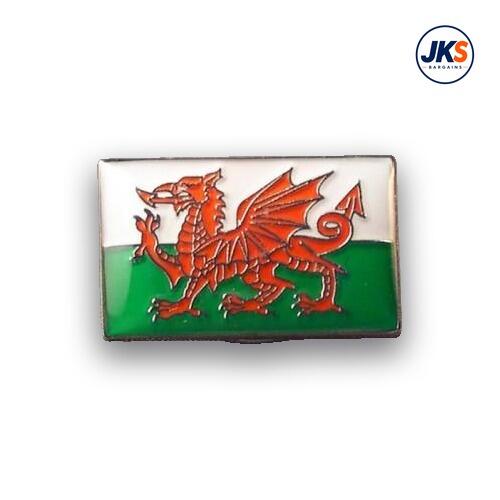 Welsh Flag Pin Badge
