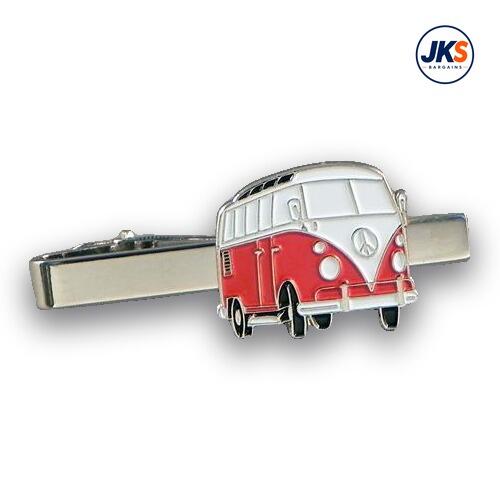 Red Campervan Tie Clip