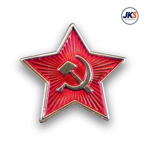 20 x Small Soviet Star Pin Badges
