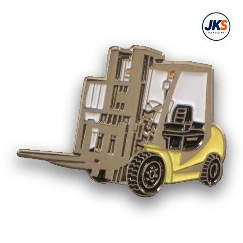 Fork Lift Pin Badge